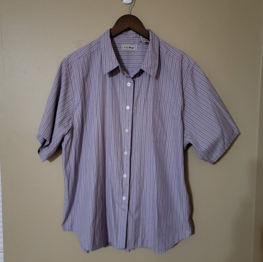 Women's L.L. Bean Button Down Blouse Size 20